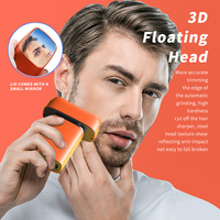 Mini rasoir électrique rechargeable par USB portable, IPX7, sécurité allemande, tête de coupe flottante lavable, tondeuse à poils corporels pour hommes