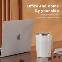 Mug mélangeur électrique personnalisé avec logo, 400 ml, auto-mélangeur, recharge USB, mug à café avec poignée