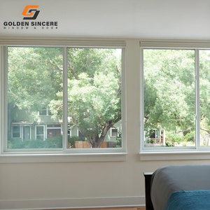 หน้าต่างบานเลื่อนอะลูมิเนียมกันเสียงคุณภาพสูง GS กระจกสองชั้นเพื่อลดเสียงรบกวนและเพิ่มความสะดวกสบายในการใช้ชีวิต - Product Image 5