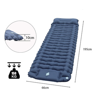 <span class=keywords><strong>ที่นอน</strong></span>ลมพับได้แบบพกพา น้ำหนักเบา ทำจากไนลอน พร้อมหมอนในตัวและปั๊มเท้าในตัว สำหรับกิจกรรมกลางแจ้ง - Product Image 2