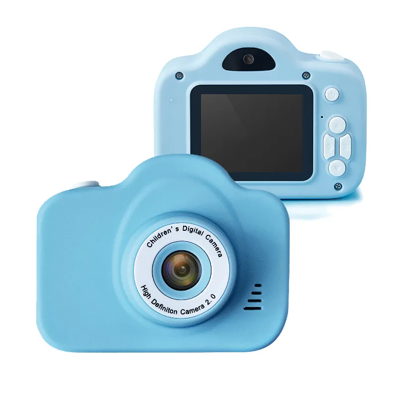 Children Kids Camera Mini children's Digital Camera Protective Photo Toys For Kids Instant Print Camera Birthday Gifts