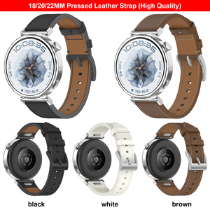 Forwelleny en Stock 18/20/22mm Correas de reloj de cuero para <span class=keywords><strong>Huawei</strong></span> Watch <span class=keywords><strong>GT</strong></span> <span class=keywords><strong>4</strong></span> GT5 <span class=keywords><strong>Pro</strong></span> 42mm 41mm - Product Image 2