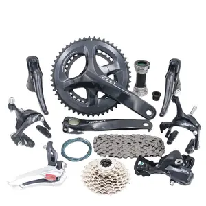 उच्च-गुणवत्ता Shimano सोरा R3000 2x9 गति सड़क बाइक Groupset साइकिल भागों 170mm 50-34 टी Crankset पीछे Derailleur