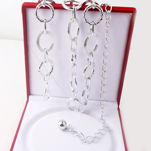 Stylish Ladies Metal Round Ring Belt Fashionable Clothing Accessory Pendant <strong>Waist</strong> <strong>Chain</strong> - Product Image 5