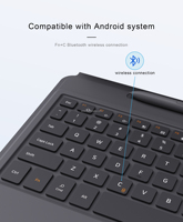 Casing Keyboard Kulit PC Pelindung Tablet Tab S9/S10 FE 10.9" dengan Tempat S Pen USB Type-C & Touchpad, Garansi 12 Bulan