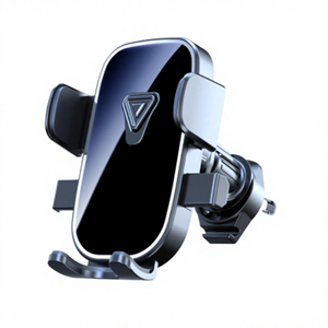 Support de téléphone de voiture tendance 2024 en ABS anti-fuite pour grille d'aération et bureau, avec pinces silencieuses pour // - Product Image 4