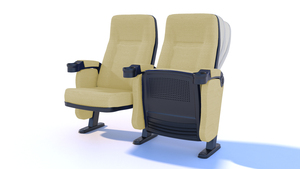Silla de Cine Moderna y Resistente con Estructura de Acero, Diseño Plegable, Mejora la Experiencia del Público, Facilita el Mantenimiento del Asiento, Ideal para Grandes Espacios - Product Image 3