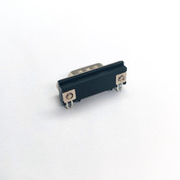 Conectores D-SUB de Alta Calidad, Conector de PCB de Ángulo Recto Macho DB9 de 9 Pines