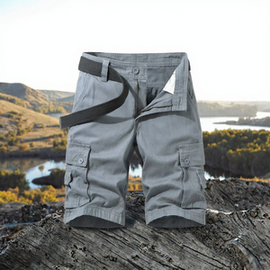 Pantalones Cortos Cargo Tácticos de Trabajo para Hombre, Unisex, 100% Algodón, Otoño, Estilo Casual, Multibolsillos, Talla Grande, Transpirables, Estampados, para Adultos - Product Image 3