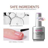 RONIKI vert HEMA TPO gratuit 31 couleurs résine fabriquée en usine imbiber le vernis à ongles Gel UV naturel longue durée pour Salon