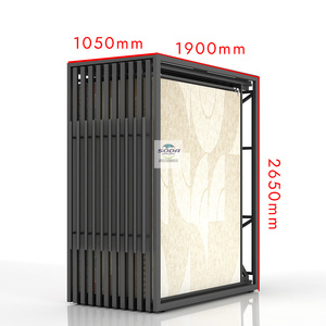 Trượt thảm thảm hiển thị giá sàn đứng vải hiển thị đứng cho cửa hàng bán lẻ quảng cáo trượt showroom hệ thống hiển thị - Product Image 3