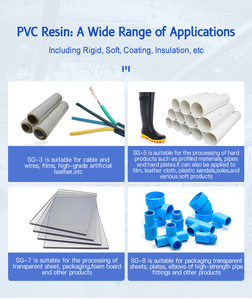 Resina de PVC Flexible HBCS al por Mayor, Material Plástico lg Tl1000 <span class=keywords><strong>S</strong></span>-1000 SG5, Resina de PVC para Láminas y Tuberías - Product Image 6