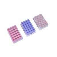 Indicador de temperatura baja PCR, caja de hielo, enfriador de líquido PCR, estante de tubo de refrigeración, enfriador PCR para prueba de laboratorio