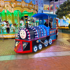Tren Eléctrico sin Rieles Nova Rides de 24 Asientos para Parques de Atracciones, Tren Eléctrico sin Rieles para Niños - Product Image 2