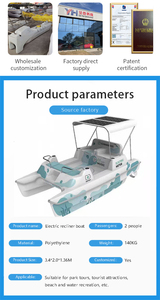 Nước Vui vẻ thiết bị thể thao sinh thái thân thiện điện Powered <span class=keywords><strong>Catamaran</strong></span>. Thuyền - Product Image 3