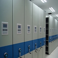 Système de stockage de compacteur de fichiers électriques automatiques à haute densité étagère de bibliothèque mobile moderne entrepôt de banque réglable mobile