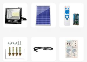 Đèn pha năng lượng mặt trời tích hợp LED 200W độ sáng cao, chống nước IP67, chất liệu nhôm, dùng ngoài trời - Product Image 2