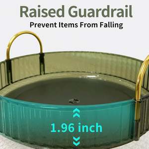 Dropshipping shopify ชั้น Organizer2แต่งหน้าทองคำหมุนได้360ชั้นความจุขนาดใหญ่ที่จัดเก็บแต่งหน้าแบบหมุนได้จัดระเบียบสกินแคร์น้ำหอม - Product Image 6