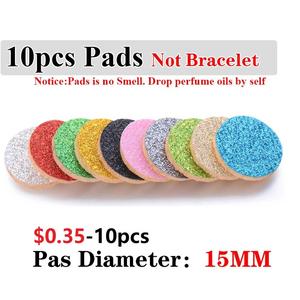 Bracelet diffuseur d'huiles essentielles pour cadeaux de fête, en acier inoxydable et zinc, avec médaillon diffuseur d'arômes et de parfum - Product Image 6