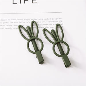 Horquillas <span class=keywords><strong>de</strong></span> <span class=keywords><strong>pelo</strong></span> <span class=keywords><strong>de</strong></span> Color caramelo con forma <span class=keywords><strong>de</strong></span> Orejas <span class=keywords><strong>de</strong></span> conejo encantadoras a la moda pinzas <span class=keywords><strong>de</strong></span> <span class=keywords><strong>pelo</strong></span> <span class=keywords><strong>de</strong></span> <span class=keywords><strong>Metal</strong></span> <span class=keywords><strong>de</strong></span> color mate <span class=keywords><strong>para</strong></span> niñas - Product Image 4