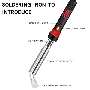 Fers à <span class=keywords><strong>souder</strong></span> électriques haute puissance <span class=keywords><strong>30W</strong></span>-300W avec chauffage externe Outils industriels portables Gamme 40W-150W - Product Image 5
