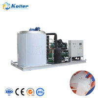 Machines à glace sèche Koller Dry Pure Ice Flake pour usine, machine à glace produisant 20 tonnes par 24 heures