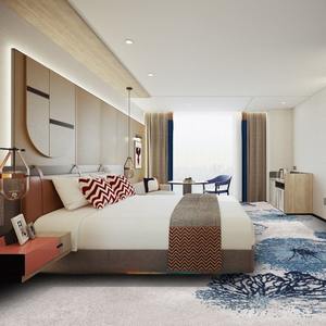 Foshan ชุดเฟอร์นิเจอร์โรงแรมดีไซน์หรู3 4 5ดาว, ชุดห้องนอนโรงแรมไม้จริงดีไซน์ทันสมัยออกแบบได้ตามต้องการ - Product Image 3