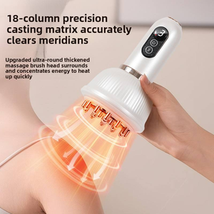 Elektrische lymfatische lichaamsmassager voor handen, benen, buik, draagbare warmtetherapie massageproduct - Product Image 5