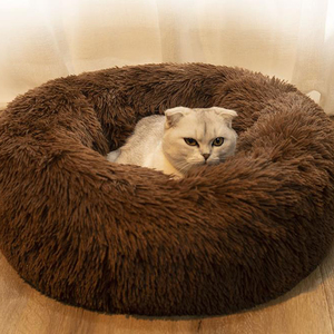 40 سنتيمتر القطر لينة أفخم الدافئة جولة أفخم رقيق دونات الحيوانات الأليفة سرير وسادة أريكة القط سرير كلب - Product Image 2