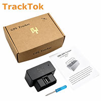 Traceur GPS GSM 2G TrackTok OBD avec microphone et moniteur vocal pour voiture et camion, localisateur sans fil, application gratuite