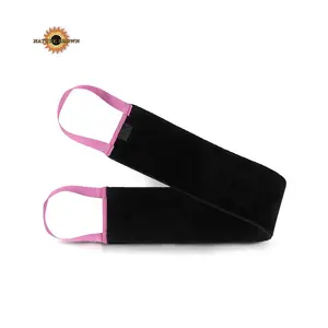 China Factory Hot Black Cloth Pink Handles Skin Back Applicator