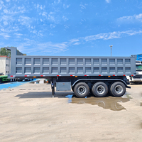 Semi-remorque benne basculante neuve d'occasion de marque Chengda Shandong, prix usine, pour le transport d'acier