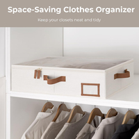 Sacs de rangement pour literie sous le lit, organisateurs de vêtements, draps, couettes, housses de couette, boîtes de rangement pour placards