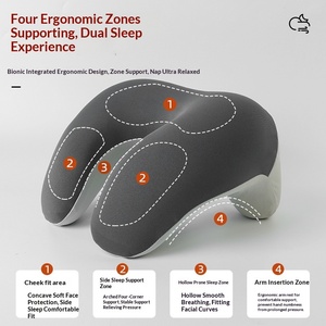 Wholesale Children's U-Shape <b>Neck</b> Support Nap <b>Pillow</b> with Space Memory Foam and Anti-Dust Mite for Lunch Breaks Patented Design - Product Image 3