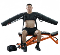 Bottes de récupération pour athlètes, machine de pressothérapie, drainage lymphatique, massage, compression, système de thérapie des membres, bottes de récupération 250 mmHg