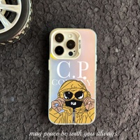 Coque de Téléphone Mobile IMD Tendance Personnalisée Argent Couleur Très Douce et Cool pour iPhone 16 15 14 13 12 11 Pro Max Accessoires Téléphone