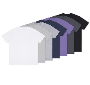 Camiseta de Alta Calidad <span class=keywords><strong>100</strong></span>% Algodón, Talla Grande, Personalizable con Logotipo de Impresión Digital, 230 g/m², Cuello Redondo, Lisa, para Hombre - Product Image 1