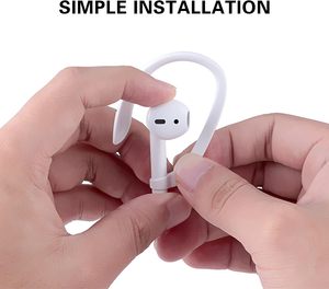 Ganchos de Silicona Flexibles para Auriculares Deportivos, Antideslizantes, Inalámbricos, Seguros, Antipérdida, Compatibles con <span class=keywords><strong>AirPods</strong></span> - Product Image 3