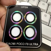 Protector de Lente de Cámara AR+AF para POCO F8 Ultra/F8 Pro, Anillo Metálico, Protector de Pantalla de Vidrio Templado con Alineación Automática, Instalación en un Solo Paso