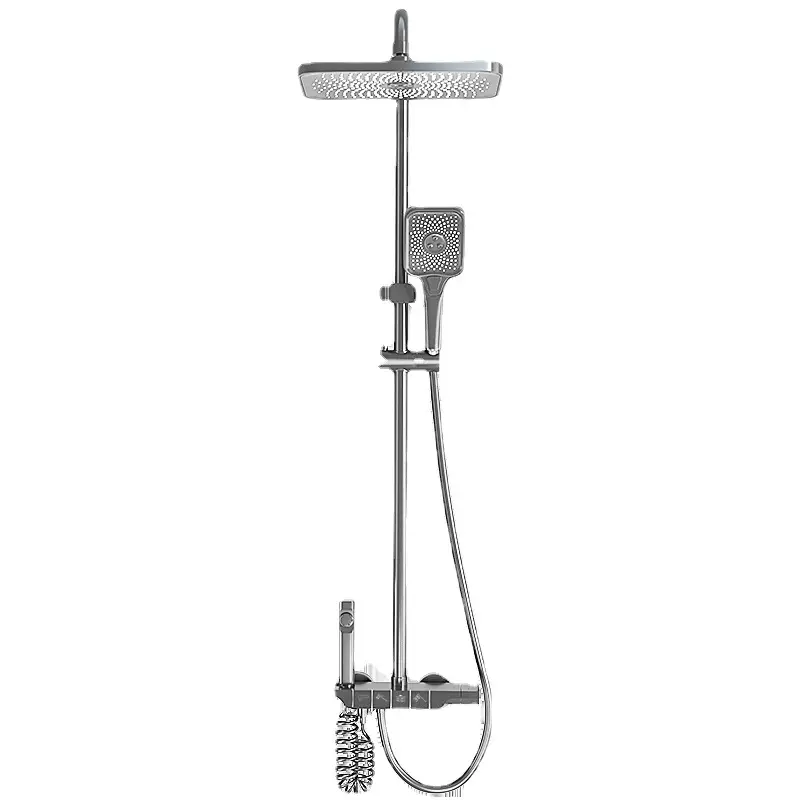 Bathroom Pressurized Shower Head Household Intelligent Constant Temperature Shower Pressurized Bathroom Shower Set