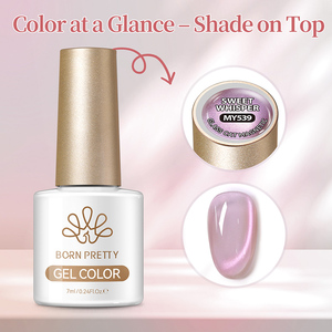BORN PRETTY Salon Quality Sheer Pink Cat Magnetic Gel Polish Shimmer Cat Eye Nail Polish Gel Supply for Create Your Own Brand - Product Image 6