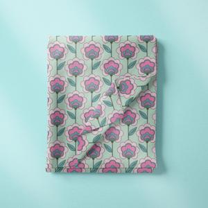 Vải cotton mềm Liberty Tana 2025, vải cotton in hoa tùy chỉnh, vải dệt sáng tạo cho các dự án tự làm - Product Image 3