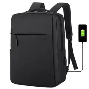 Classic Design Student School Bags Unisex Capacity Leather Office Computer Bag Nylon Anti Theft Custom Laptop Backpack