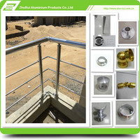 ZHURUI ZR-303 Usinage CNC pour services de fraisage, perçage et brochage – Tube de balustrade de balcon en aluminium et acier inoxydable à 90 degrés
