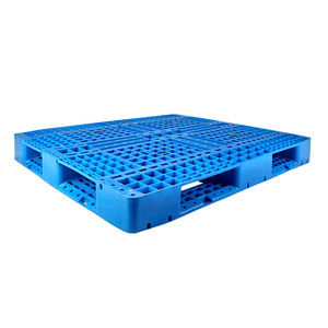 พาเลทพลาสติก 130x110x15.5 ซม. ลายตาราง รับน้ำหนักได้ 4 ทิศทาง สำหรับงานอุตสาหกรรม งานหนัก ใช้กับรถยกในคลังสินค้า - Product Image 1