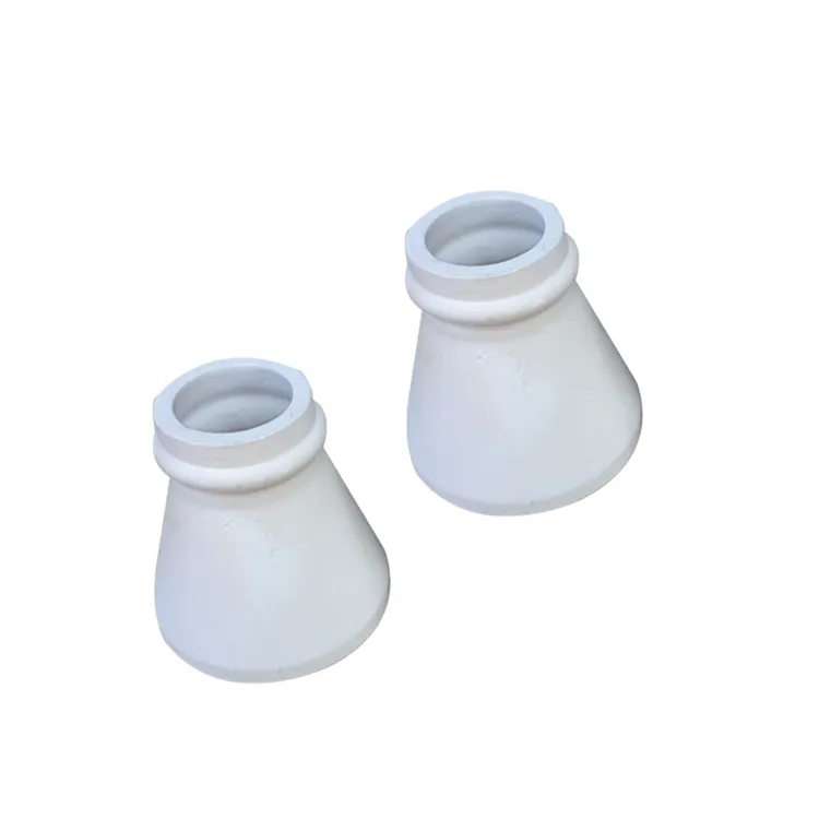 Special Size Wear-resistant Alumina Casting Pouring Cup Casting Alumina Ceramic Pouring Cup