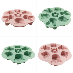 D5014 lovely Cartoon Mini coniglio biscotto Mousse torta gelato blocco di ghiaccio gelatina cioccolatini decorare stampo in resina stampo in Silicone 3D - Product Image 4