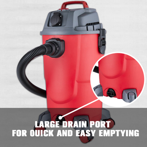 JIENUO PP réservoir humide sec <span class=keywords><strong>aspirateur</strong></span> hôtel lavage <span class=keywords><strong>voiture</strong></span> atelier nettoyeur de poussière 30 litres avec <span class=keywords><strong>vidange</strong></span> <span class=keywords><strong>pour</strong></span> JN308-30L-P de nettoyage de tapis à la maison - Product Image 4