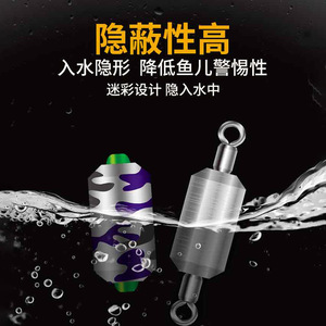 JQWNBJASH107 Plomada de pesca cilíndrica de 1.5g a 10g, duradera y funcional para accesorios de pesca - Product Image 2