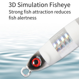 Señuelo de Pesca Jigging Yj Aquahunter de 60g y 85mm, Señuelo Biónico para Agua Salada con Doble Anzuelo - Product Image 4